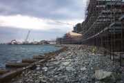 Sicurezza cantiere per la realizzazione del porto turistico di Varazze